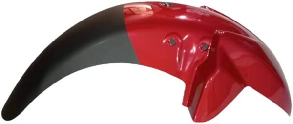 Red TVS Apache Front Mudguard