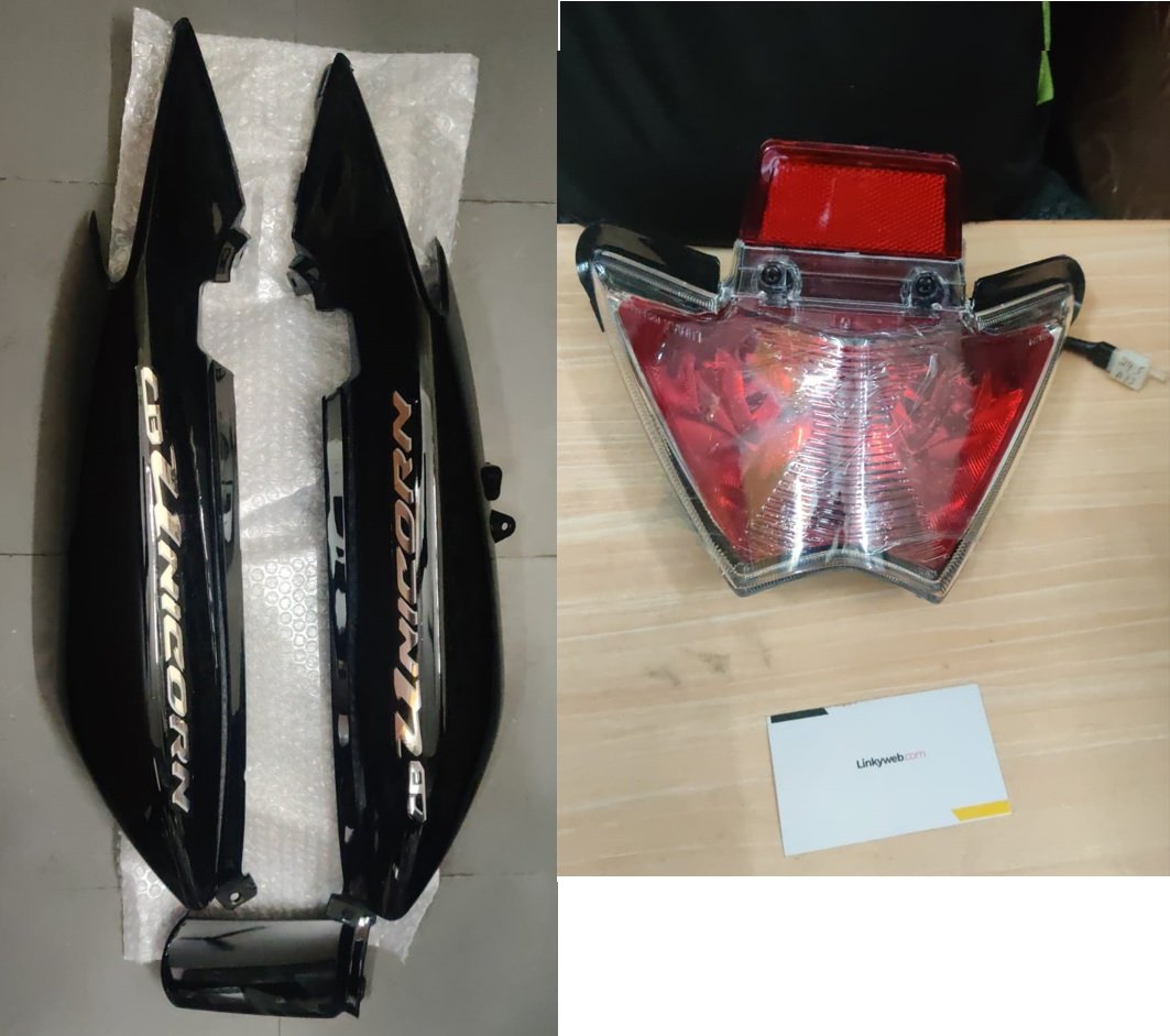 Honda unicorn tail hot sale light cover price