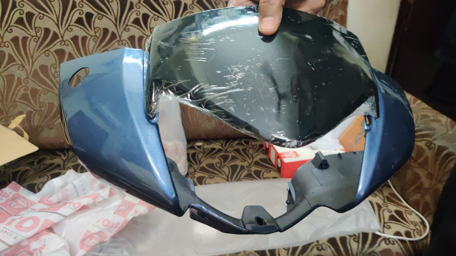 Honda activa deals 125 visor price