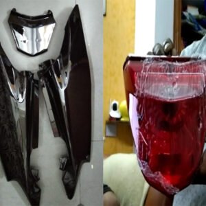 Honda Livo Tail Light Assembly and Tail Panel Black