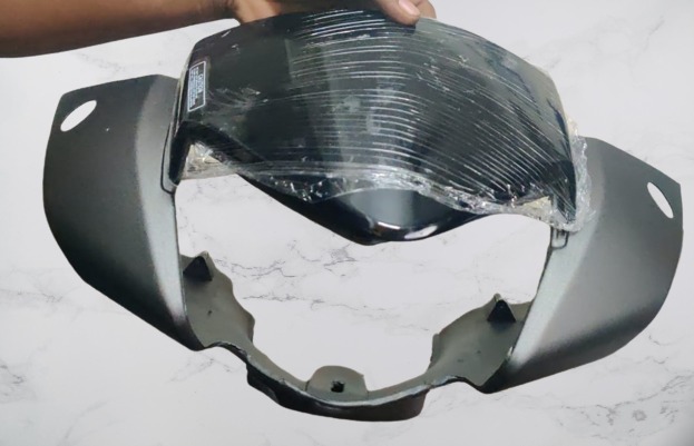 Honda Activa 125 Headlight Visor Mask Fairing Matte Grey
