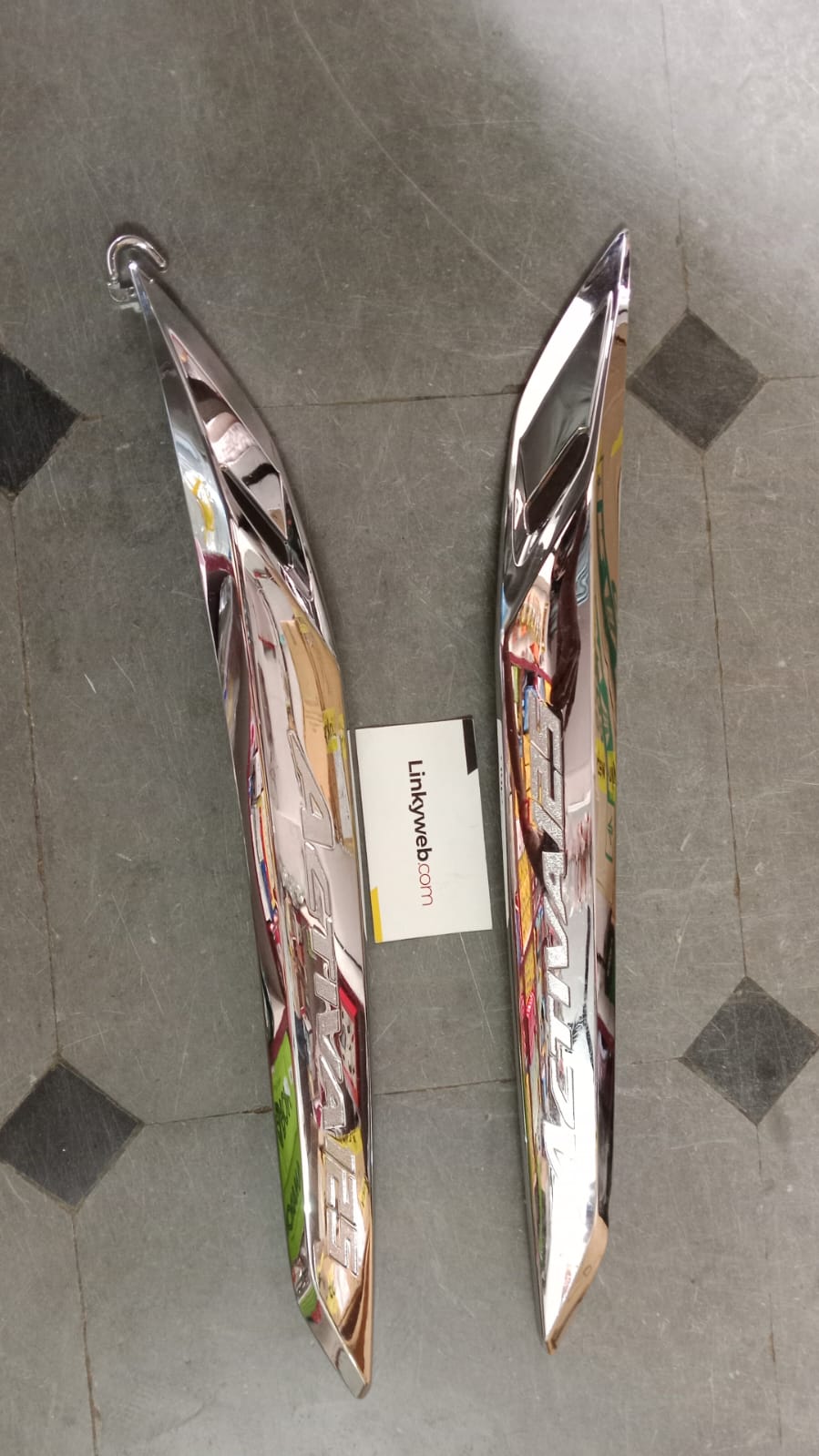 Honda Activa 125 Bs6 Side Panel Garnish Chrome Patties