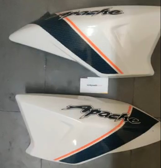 TVS Apache RTR TPFC White