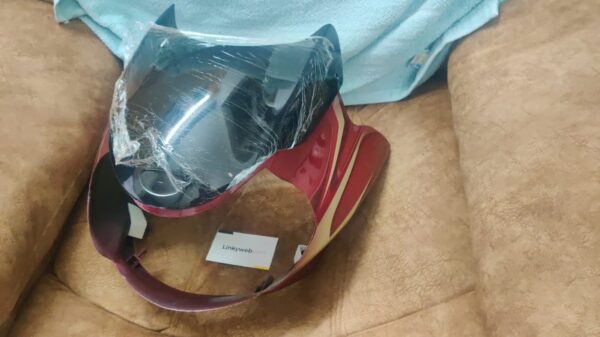 Bajaj Discover Headlight Visor Mask Fairing Red