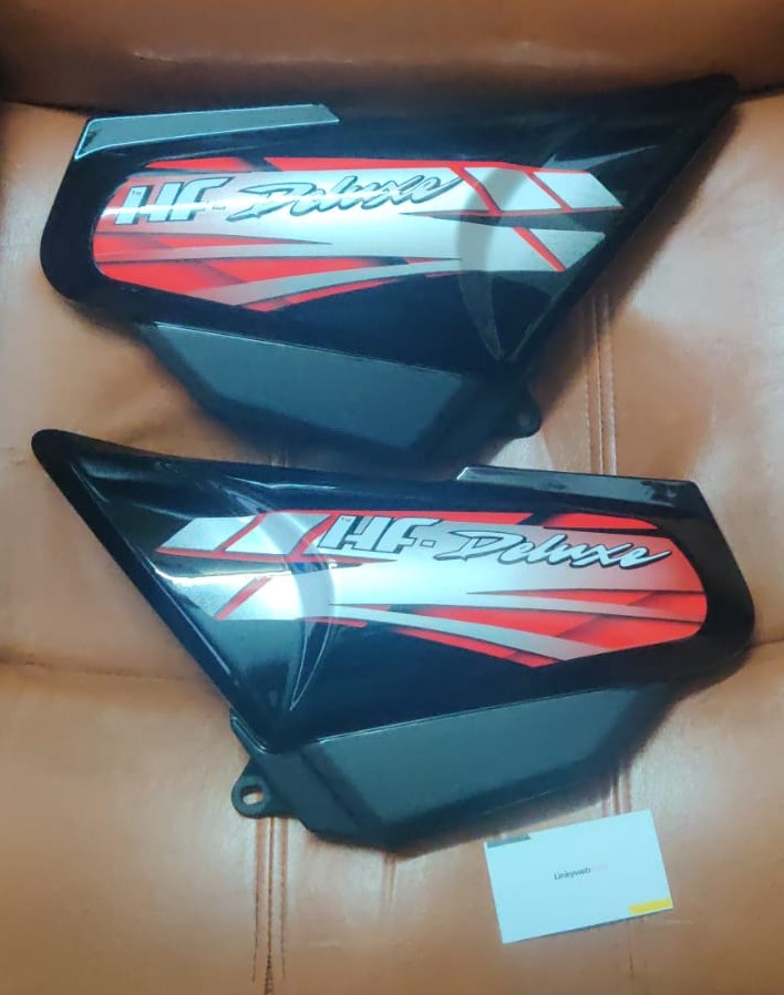 Hero HF Deluxe Side Panel Black Red