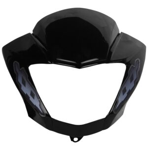 Hero Glamour Headlight Visor Mask Fairing Black