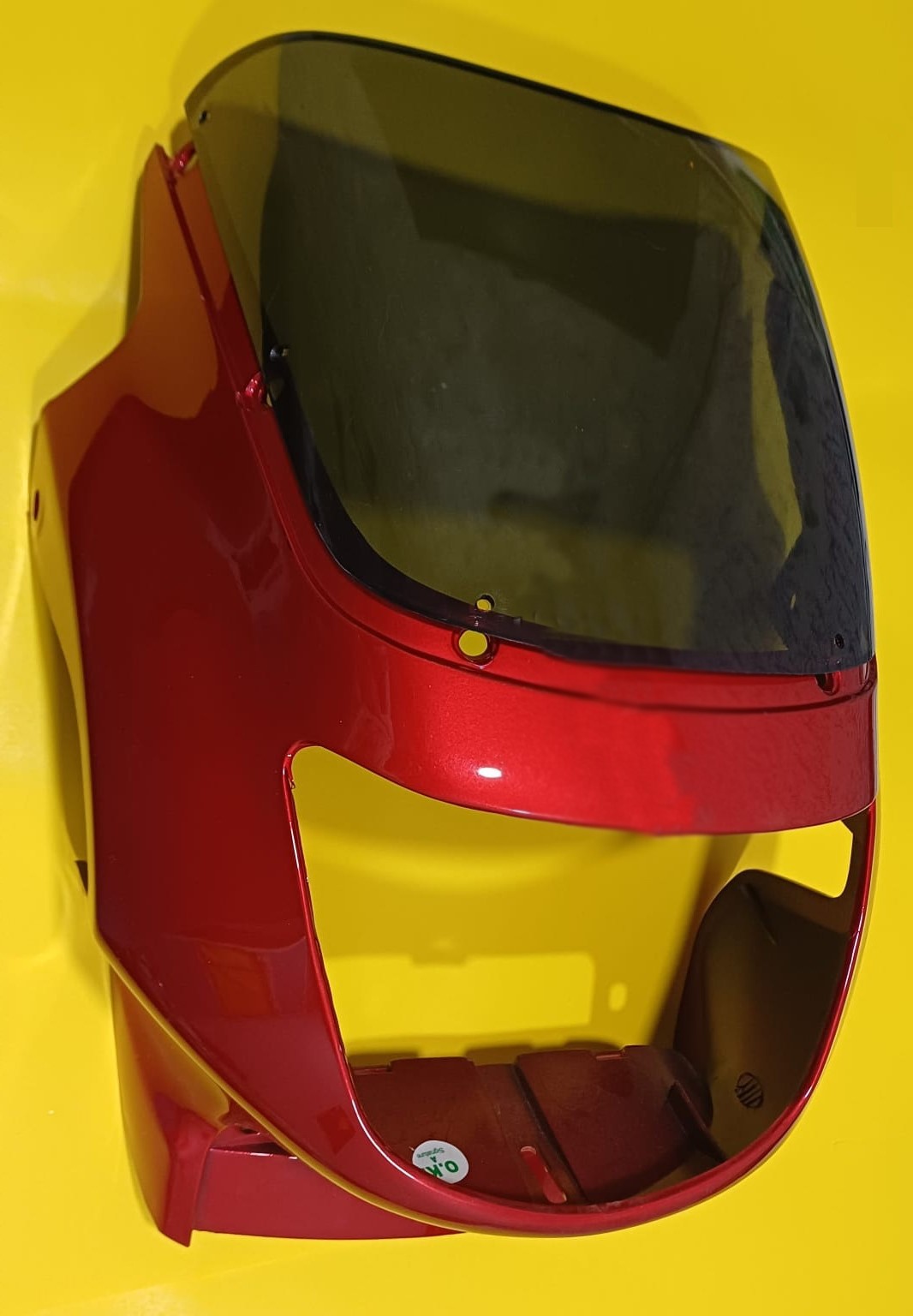 Hero Ambition 135 Headlight Visor Mask Fairing Red