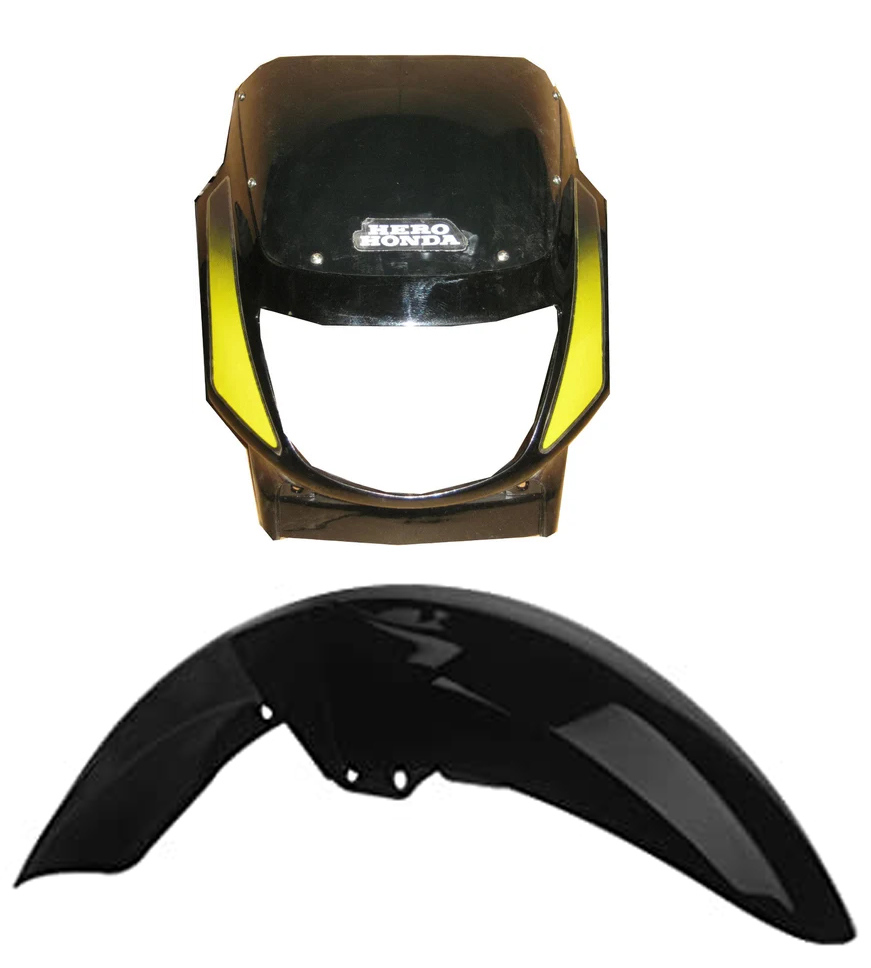 Hero Ambition Visor and Mudguard