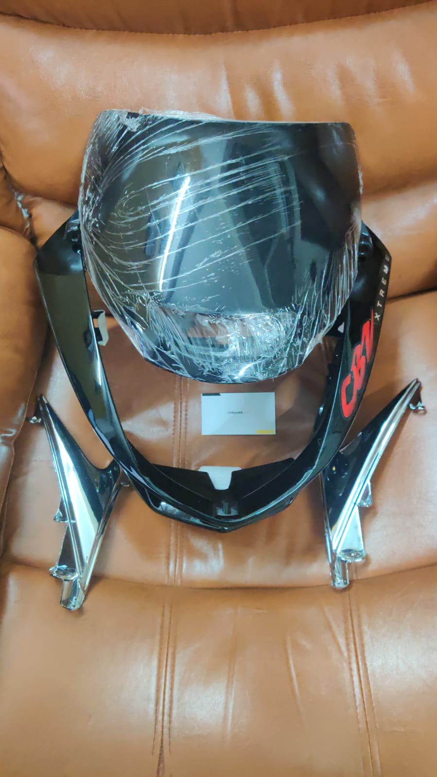 Hero CBZ Xtreme Headlight Visor Mask Fairing Black