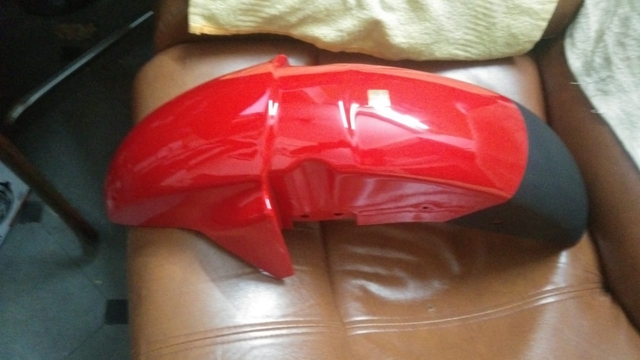 Hero Glamour Front Mudguard Red