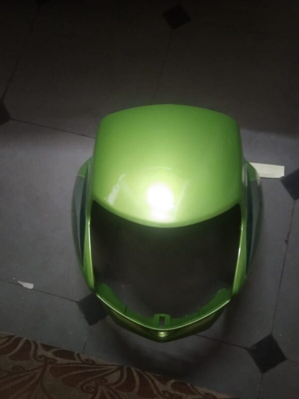 Hero HF Deluxe Headlight Visor Mask Fairing Green