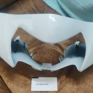 Activa i White Visor, Fairing, Mask-Linkyweb.com Honda Activa I Headlight Visor Mask Fairing