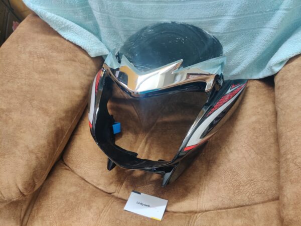 Honda-Shine-BS6-Black-Visor-Linkyweb.com-2.jpeg Honda Shine Headlight Visor Mask Fairing BS6 Black