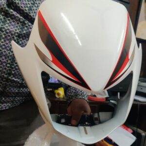 Honda-Shine-Headlight-Visor-Mask-Fairing-White.jpeg Honda Shine Headlight Visor Mask Fairing White
