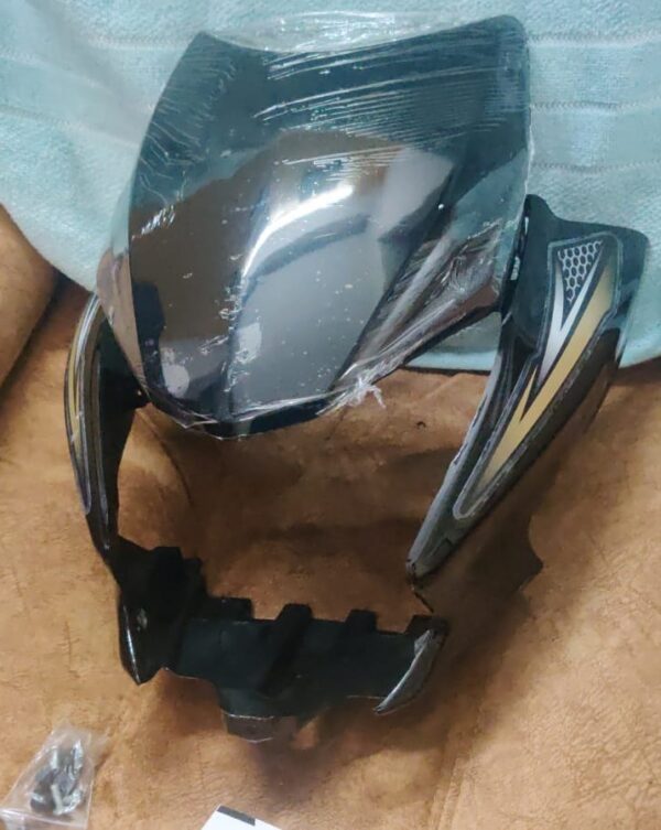 Honda Shine SP Headlight Visor Mask Fairing Black
