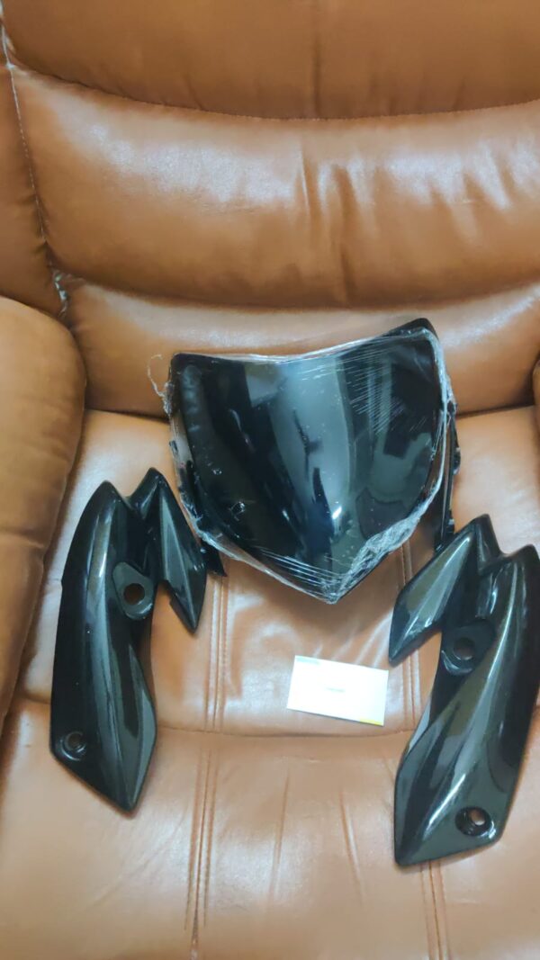 Hero Hunk Headlight Visor Mask Fairing Black