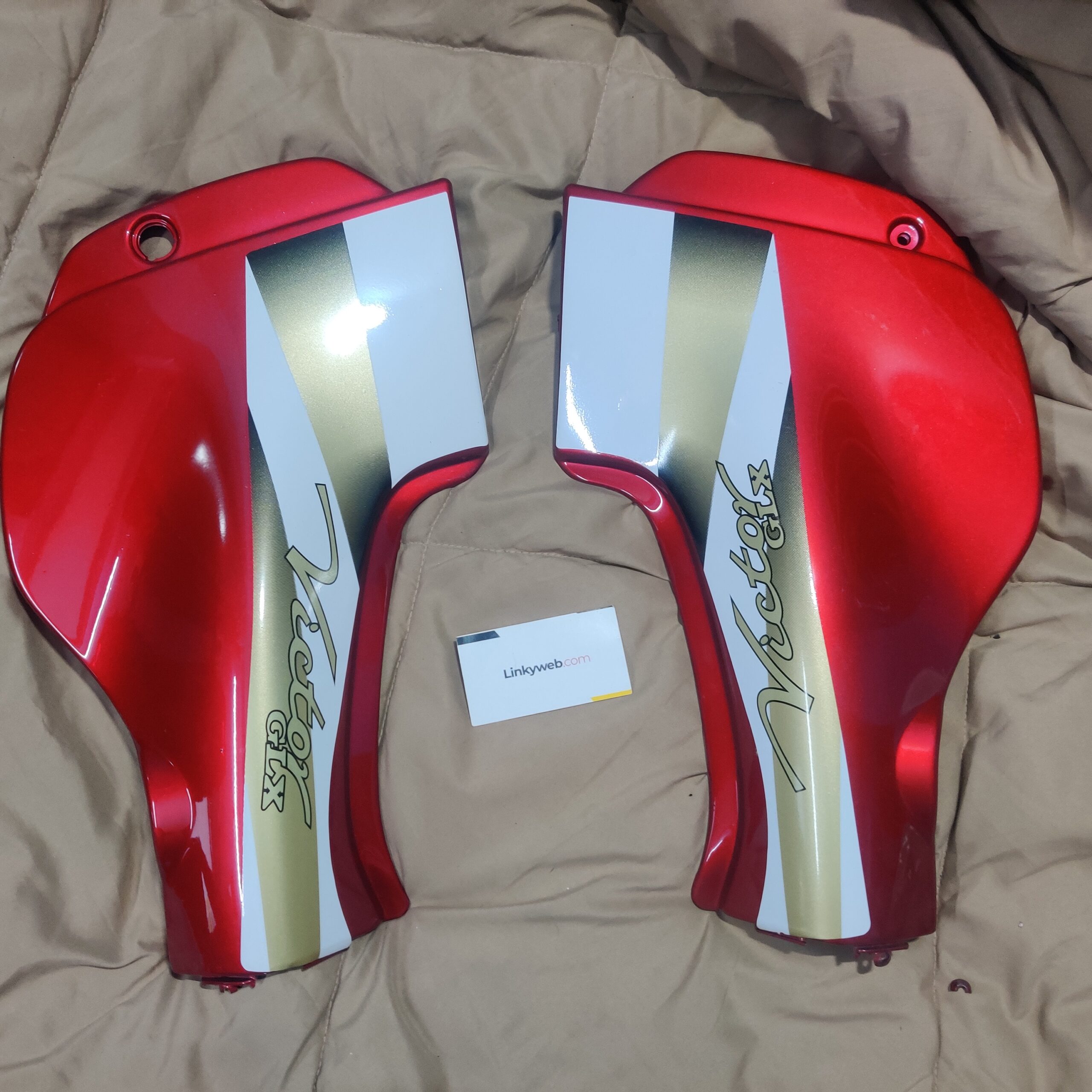 TVS Victor GLX Side Panel Red