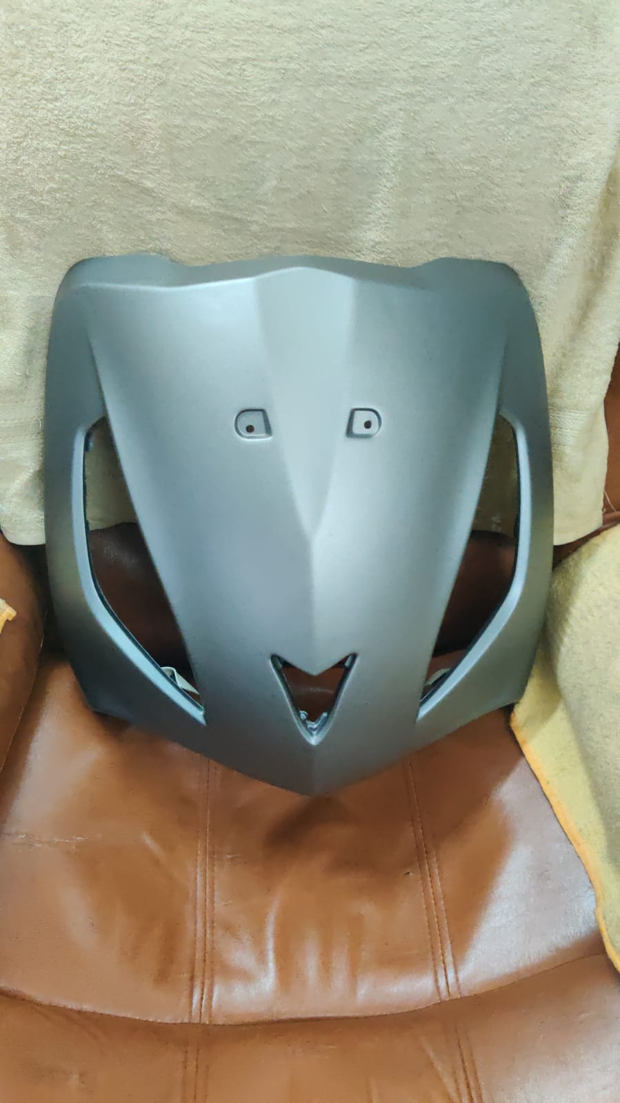 TVS Jupiter Front Nose Matte Silver