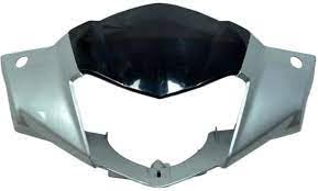 Maestro Visor Silver - Linkyweb.com Hero Maestro Headlight Visor Mask Fairing Silver