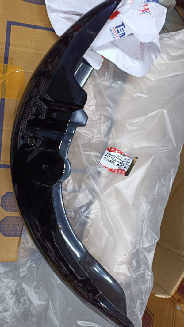 TVS Radeon Front Mudguard Black