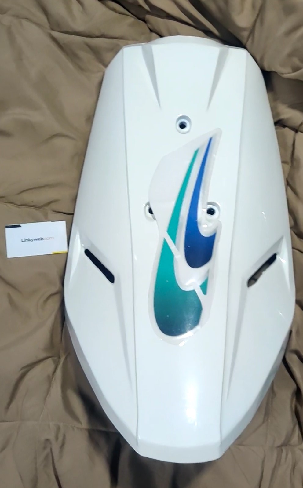 TVS Scooty Front Nose Shield White