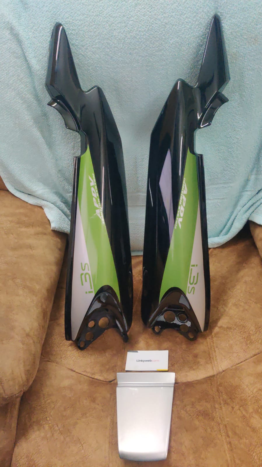 Hero Splendor iSmart Tail Panel Black Green