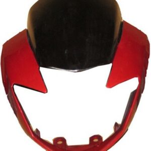 TVS Apache RTR Headlight Visor Mask Fairing Red