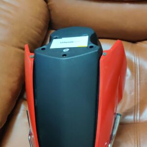 TVS Ntorq Front Mudguard with Bumper Red Black