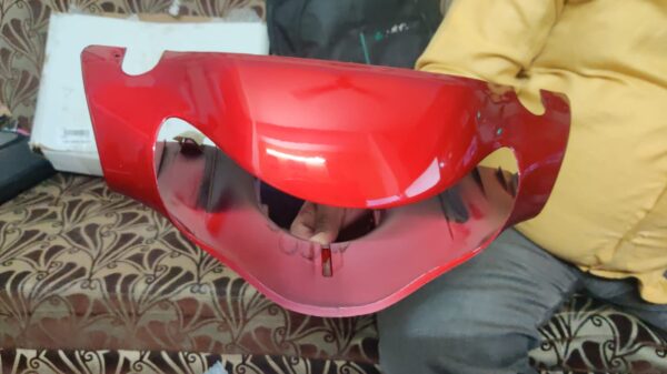 TVS-Scooty-Headlight-Visor-Mask-Fairing-Red.jpeg TVS Scooty Headlight Visor Mask Fairing Red