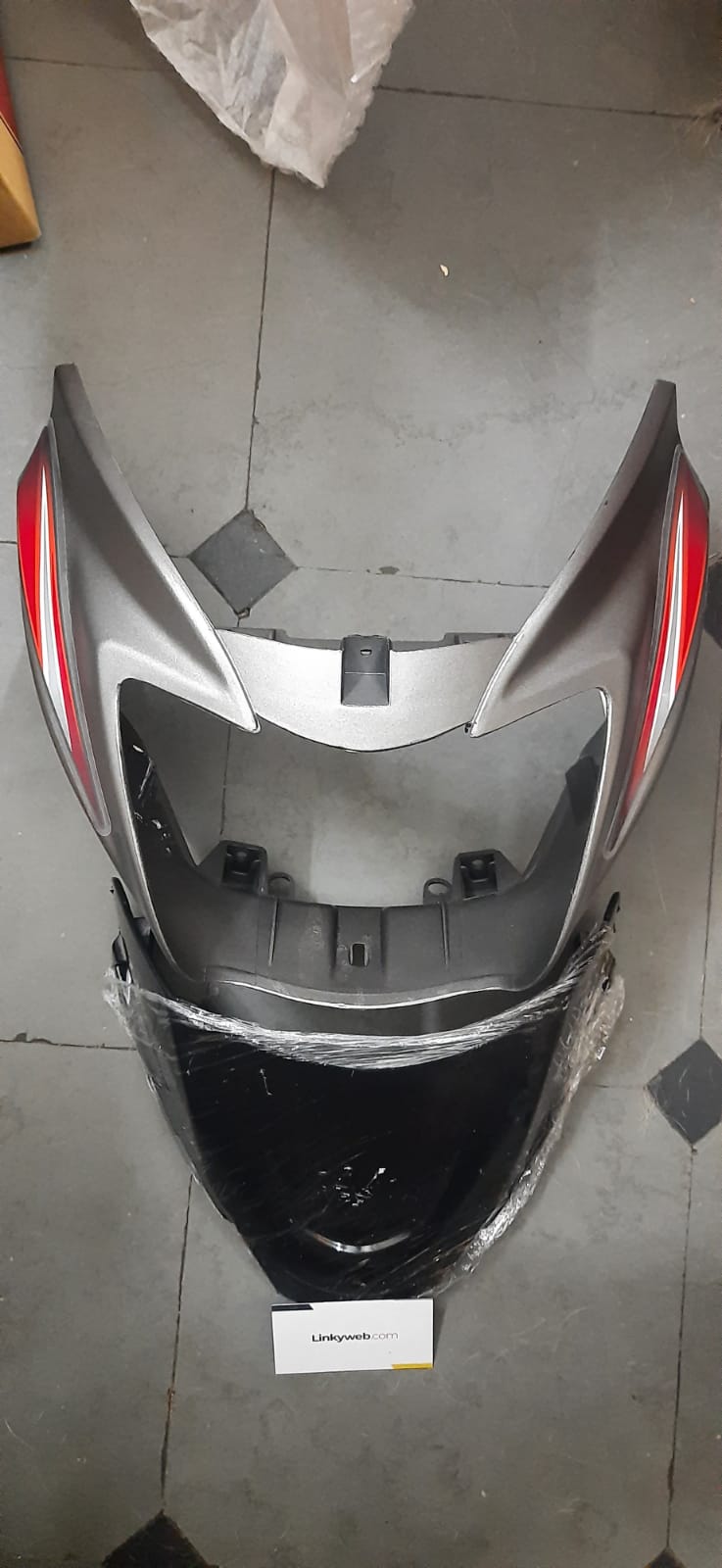 TVS Star City Headlight Visor Mask Fairing Grey Buy Now
