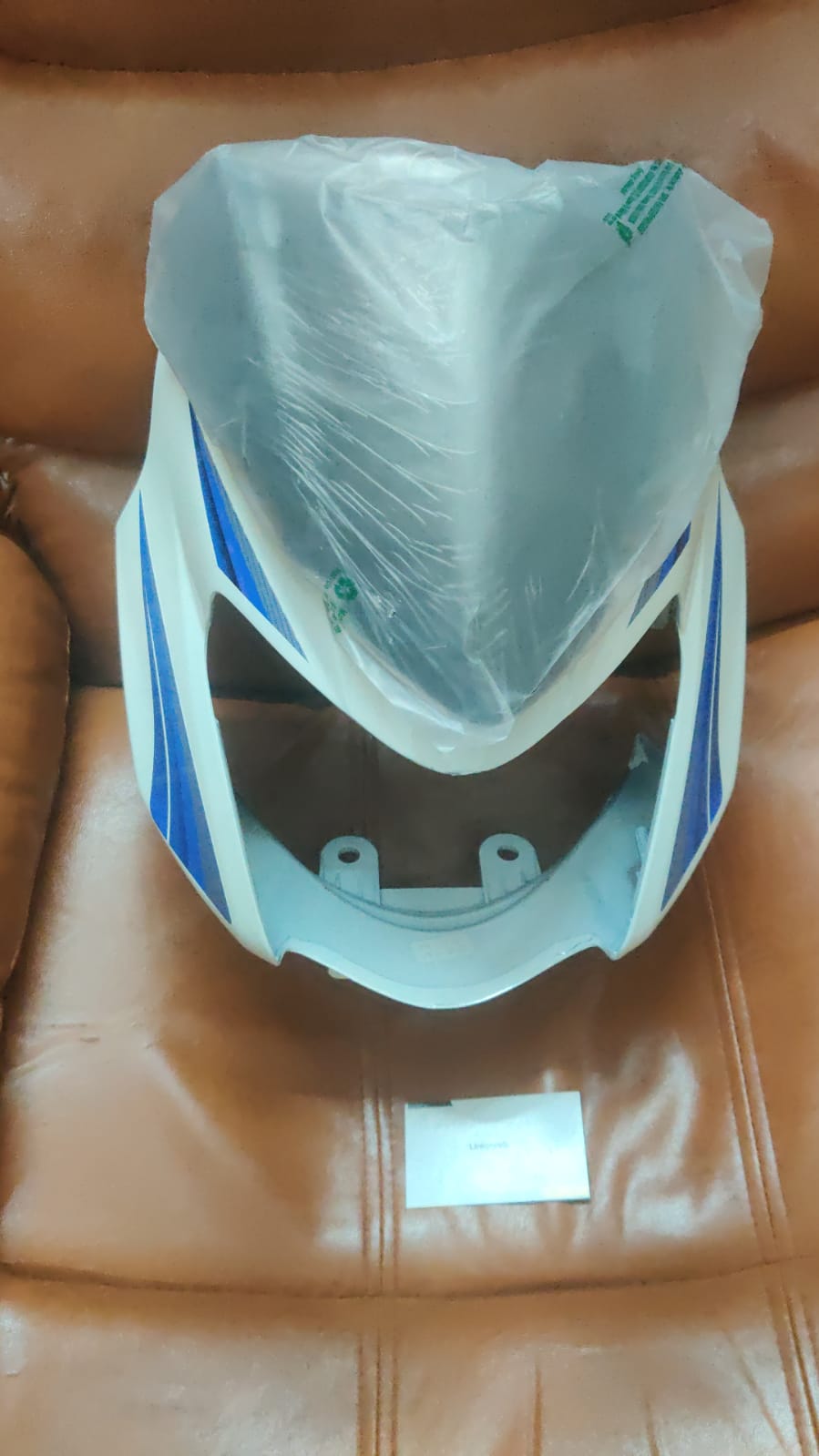 TVS Star Sport Headlight Visor Mask Fairing White Buy Now