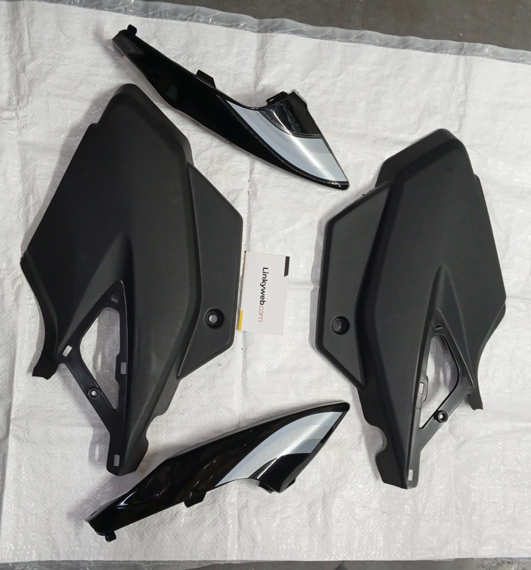 TVS Star Sport Side Panel Black Silver