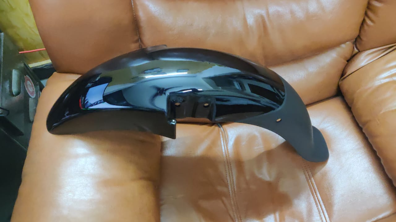 Hero Splendor Front Mudguard Black
