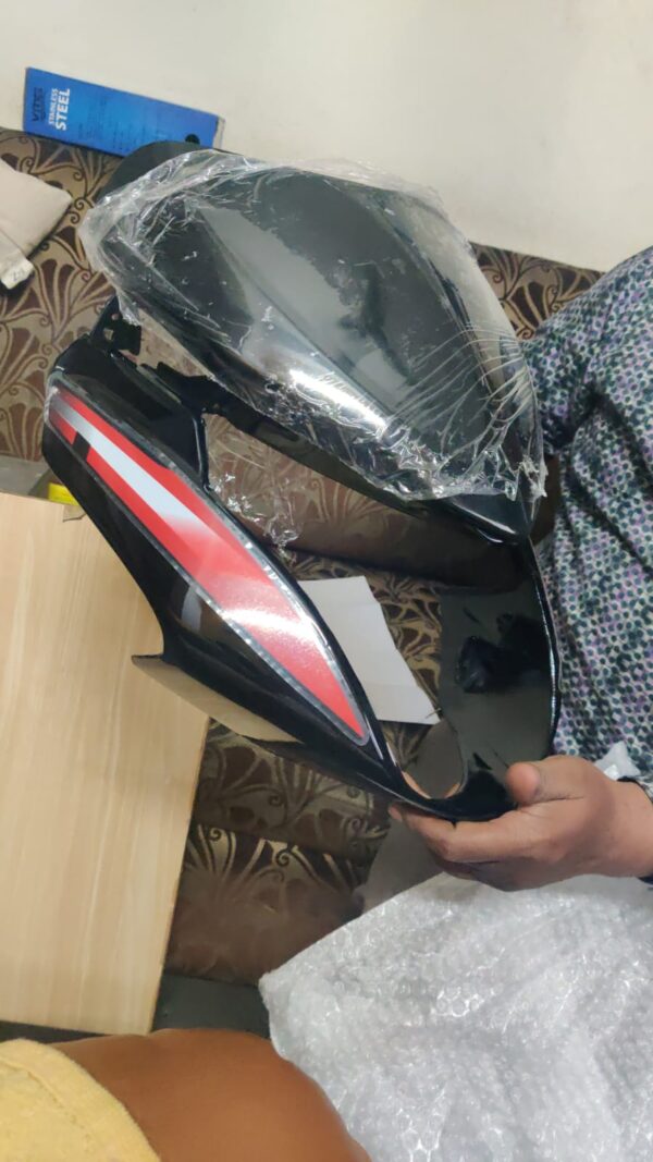 Hero Glamour i3s Headlight Visor Mask Fairing Black