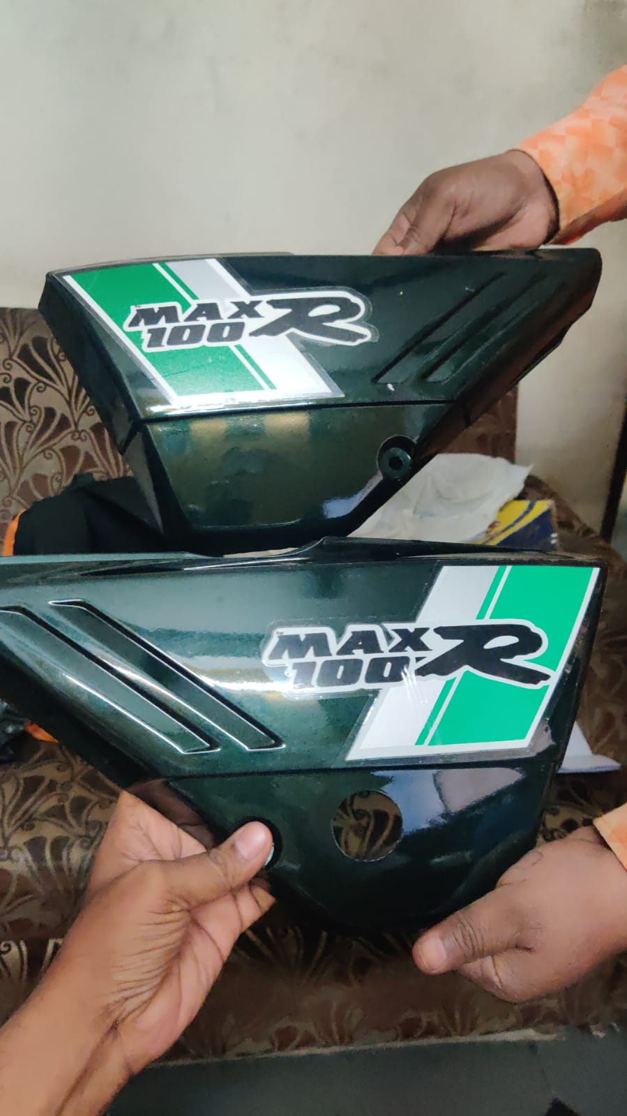 Suzuki Max 100 Side Panel Green
