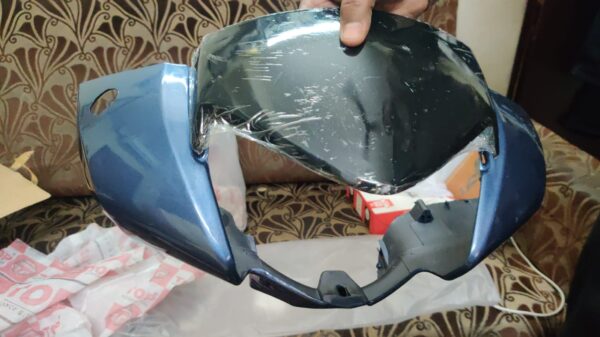 Honda Activa 125 Headlight Visor Mask Fairing Blue