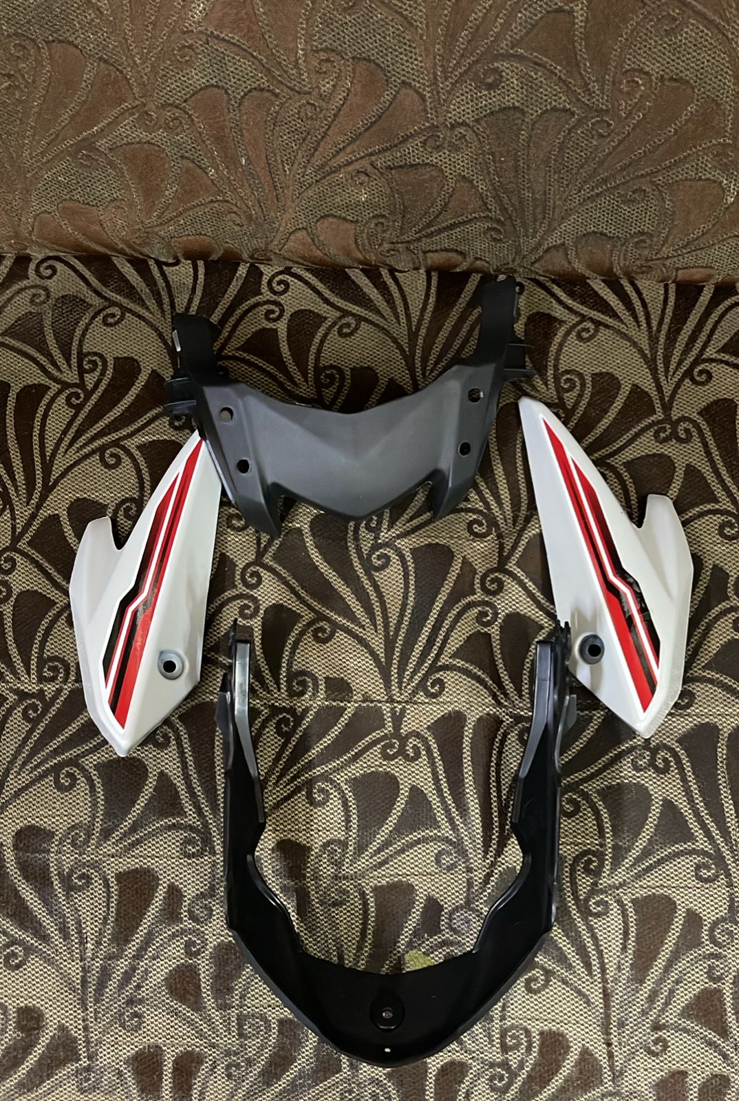 Yamaha FZ-S V2 Headlight Visor Mask Fairing White