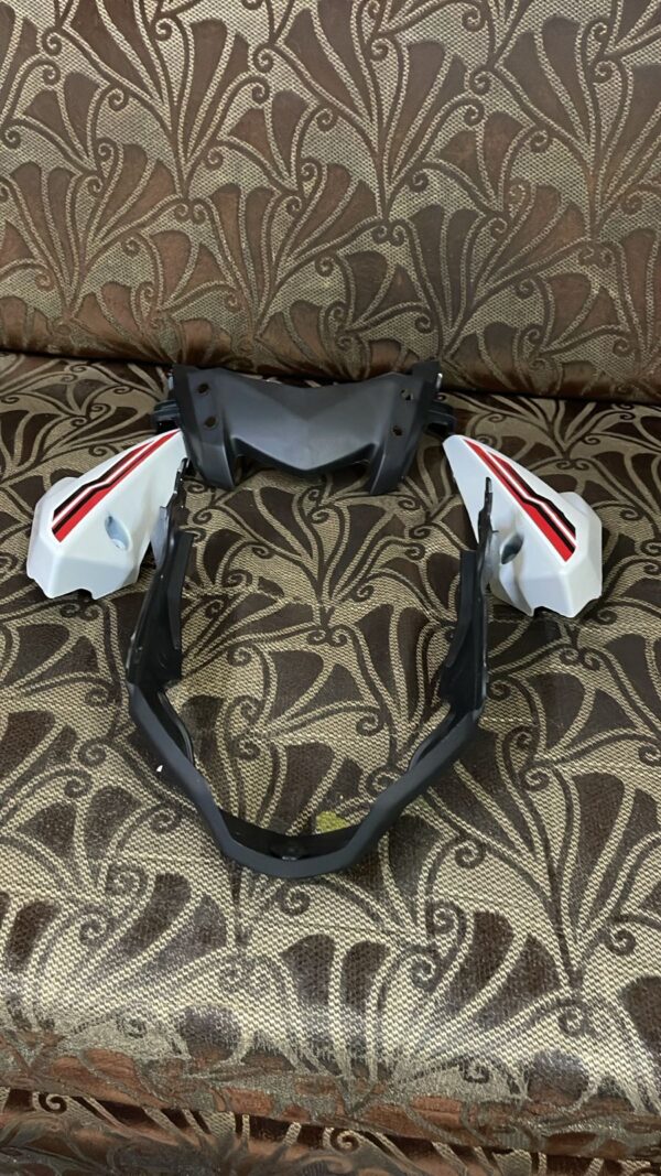Yamaha FZ-S V2 Headlight Visor Mask Fairing White