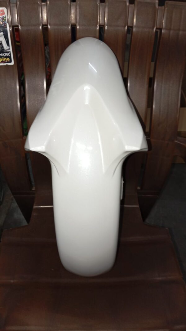 Yamaha FZ-S Front Mudguard White