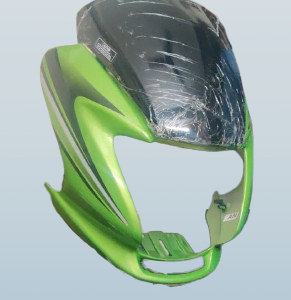 Hero Passion Pro Headlight Visor Mask Fairing Green