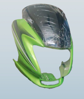 Hero Passion Pro Headlight Visor Mask Fairing Green