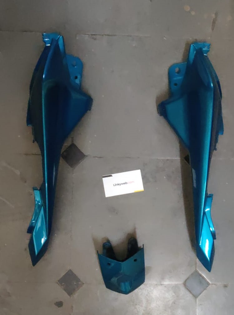Yamaha FZ Tail Panel Cyan Blue