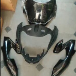 Yamaha FZ Headlight Visor Mask Fairing Black