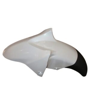 Yamaha FZS Front Mudguard White