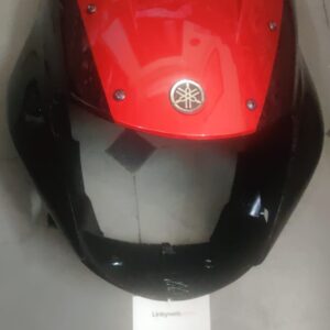 Yamaha Gladiator Headlight Visor Mask Fairing Black Red