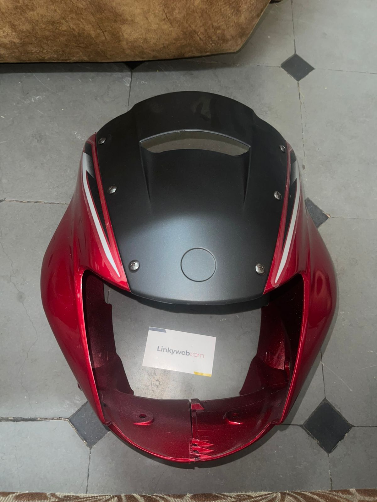 Yamaha Gladiator SS Headlight Visor Mask Fairing Red