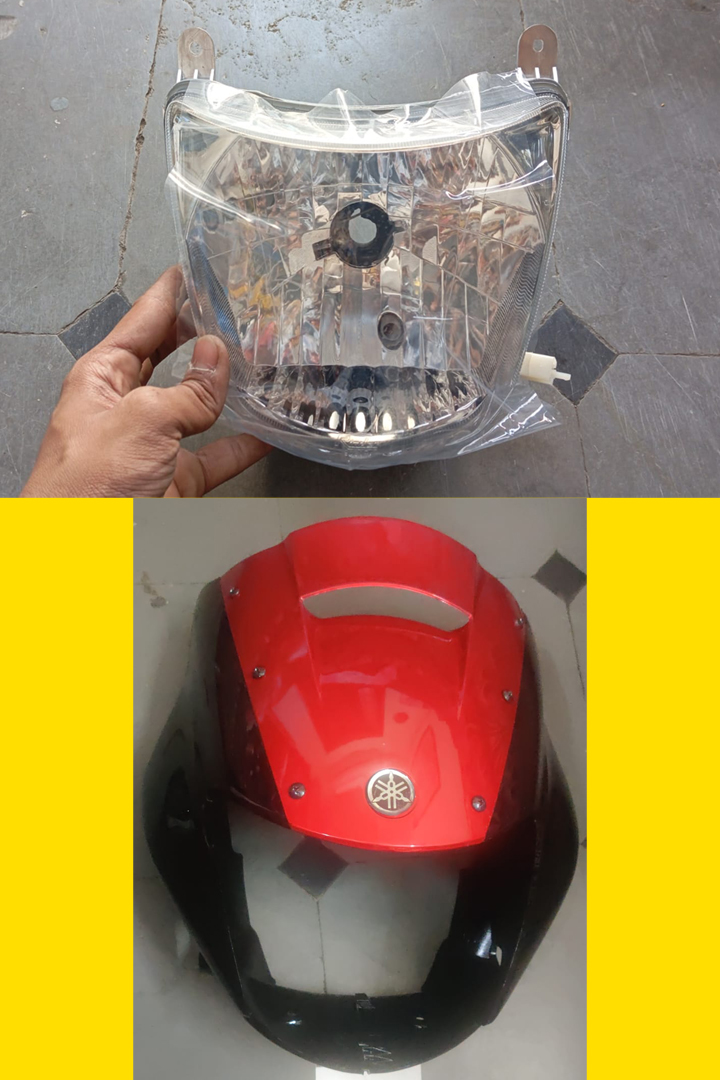 Yamaha Gladiator SS Visor and Headlight Combo