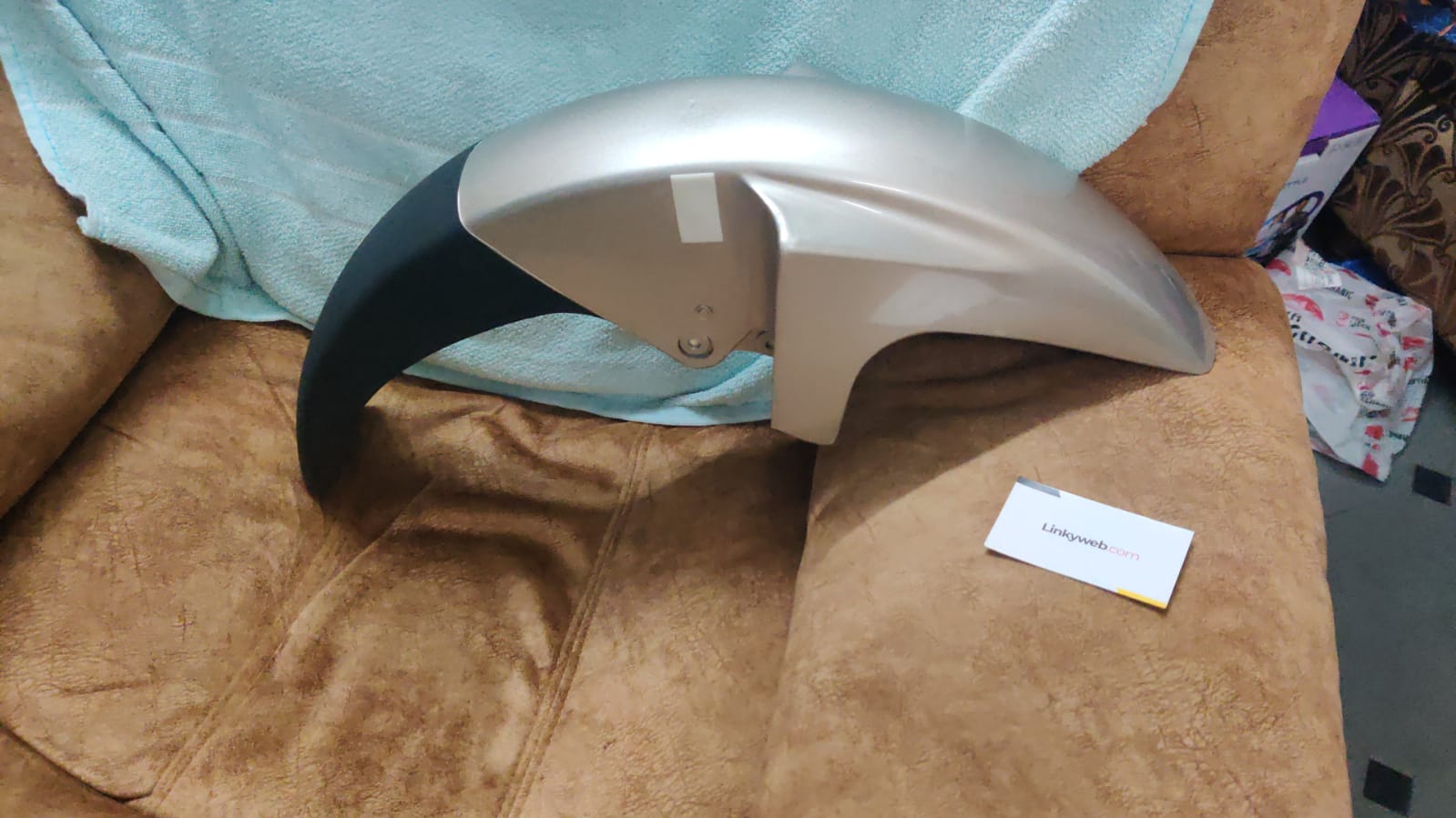 Yamaha Libero G5 Front Mudguard Silver