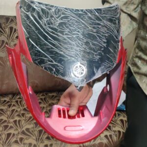 Yamaha-Libero-G5-Headlight-Visor-Mask-Fairing-Red.jpeg Yamaha Libero G5 Headlight Visor Mask Fairing Red