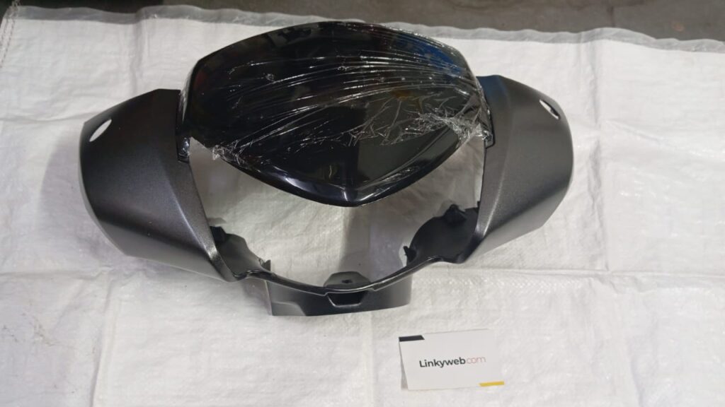 Activa 125 LED visor mask fairing made from durable fiber material